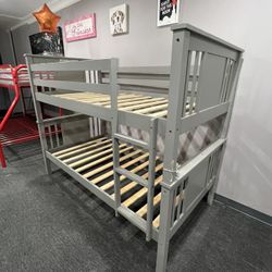 Twin Over Twin Bunk Bed 