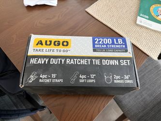 Heavy Duty Ratchet Tie Down Set