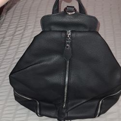 Black Backpack Purse