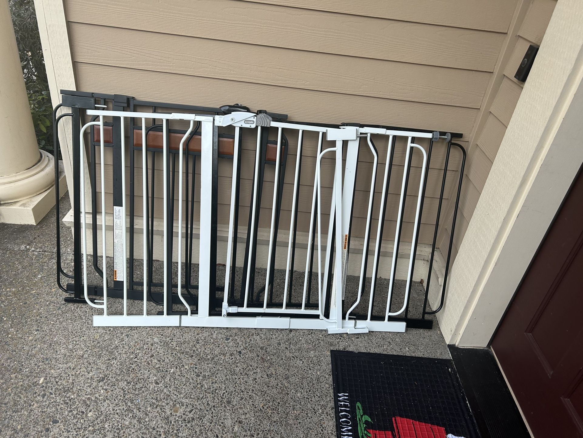 3 Wide Adjustable Baby Gates