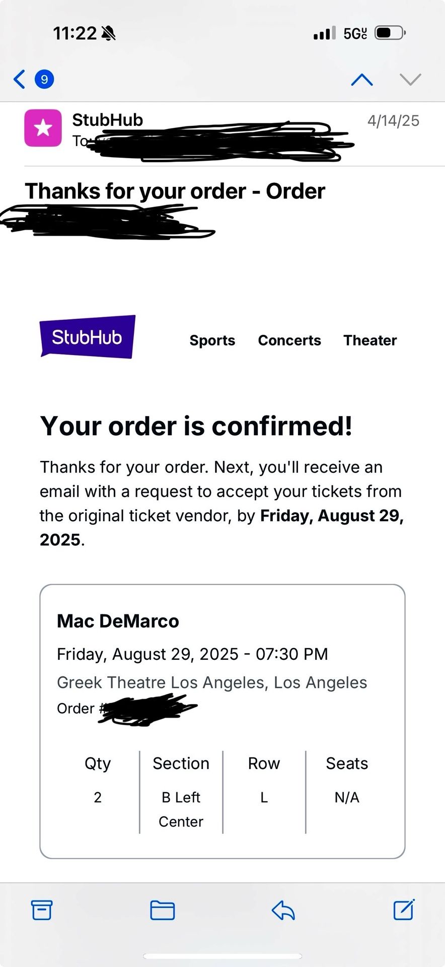 Mac Demarco Concert Best Sounding Seats