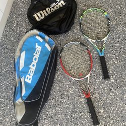 Tennis Racquets and Bags
