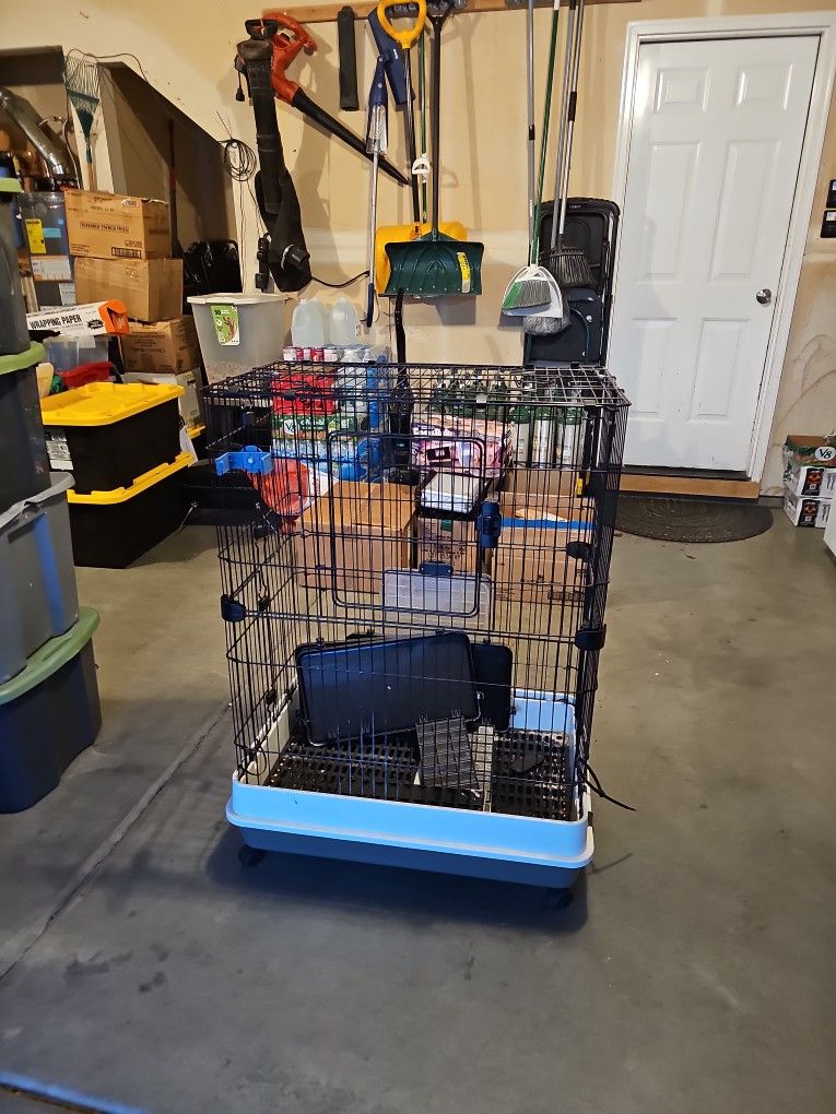 Guinea Pig Cage With Shelving