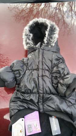 Large dog winter hoodie jacket