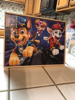 5 Paw Patrol Puzzles in a Box Container