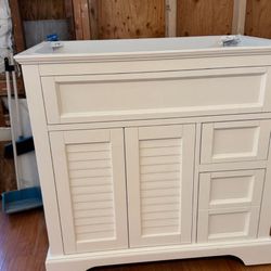 White Sink Base 36” Brand new