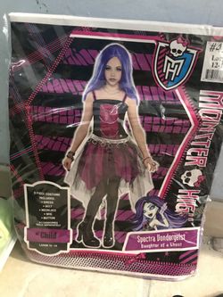 Monster High Spectra Costume size child large