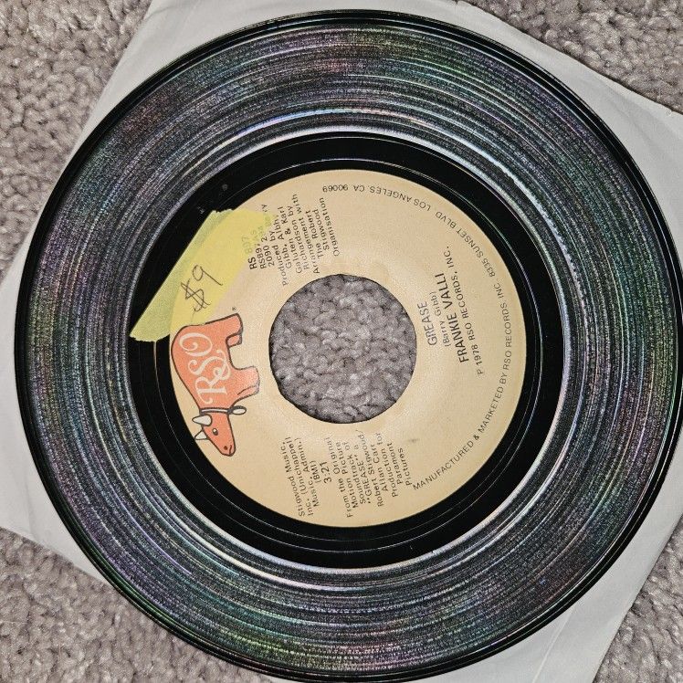 1978 Vinyl 45 Rpm Frankie Vallie