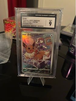 Eevee Vmax climax 210/184 Cgc 9