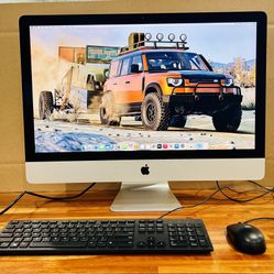 Apple imac 27” 5K Retina 2017 4.2 Ghz Quad-Core intel i7 16GB RAM 500GB SSD 4GB V-RAM 