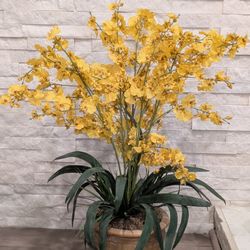 Nearly Natural Triple Dancing Lady Silk Flower Arrangement (Bendable Stems)