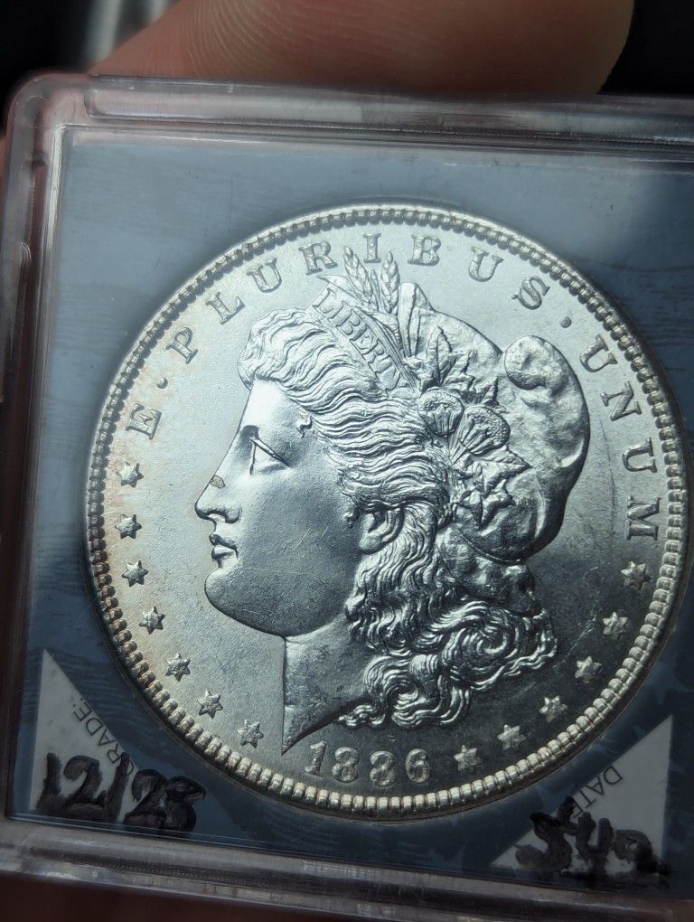 Gem Bu 1886 Morgan Silver Dollar