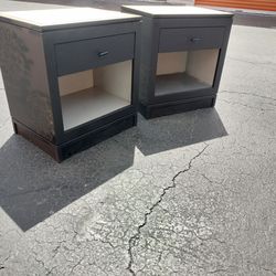 Solid Wood Nightstands ✨ Durable Pair with Timeless Style!