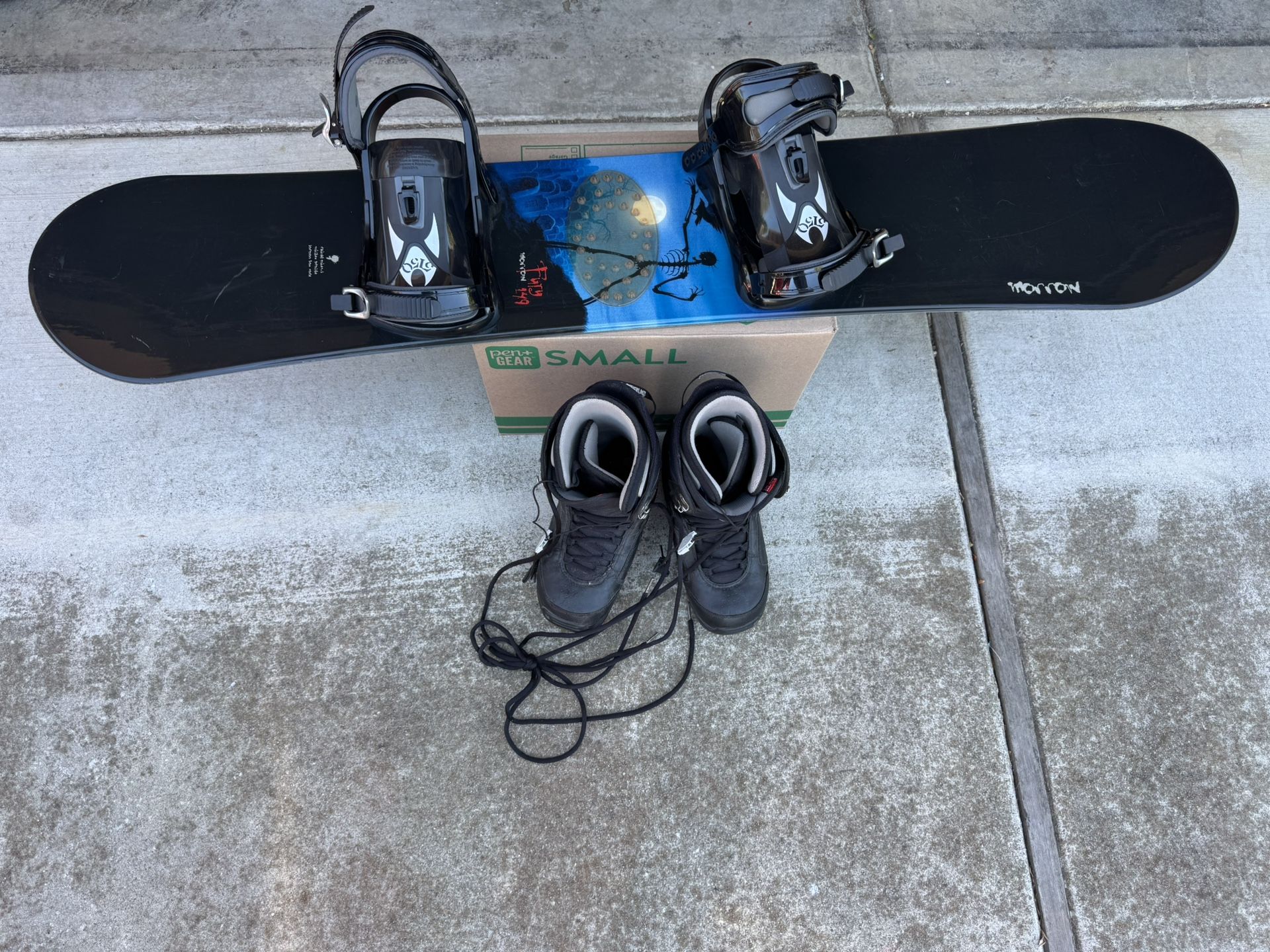 Used Stomp Fury Morrow 149 Snowboard 57” Long