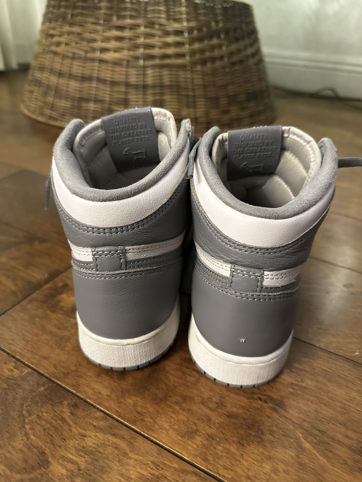 Nike Air Jordan 1 Retro High OG in Stealth/White, Youth size  display picture 3
