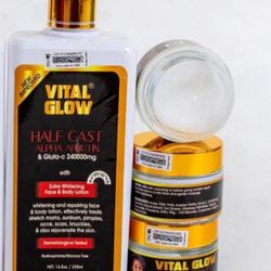 Vital Glow Lotion With Face Cream 2 In 1 Set