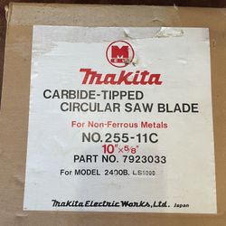 Makita Carbide Tipped 10" Circular Saw Blade