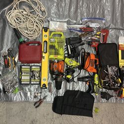 Complete Handyman Tool Set Lot Power Tools Ryobi Black+Decker