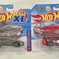 2026 Hot Wheels XL Toyota Supra Greddy Nissan Skyline GT-R32 1:43 Metal Target