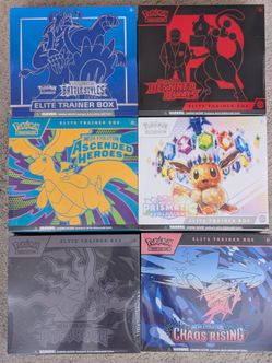 Pokemon Elite Trainer Boxes ETB