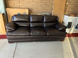 Leather couch
