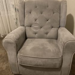 Gray Color Swivel Chair
