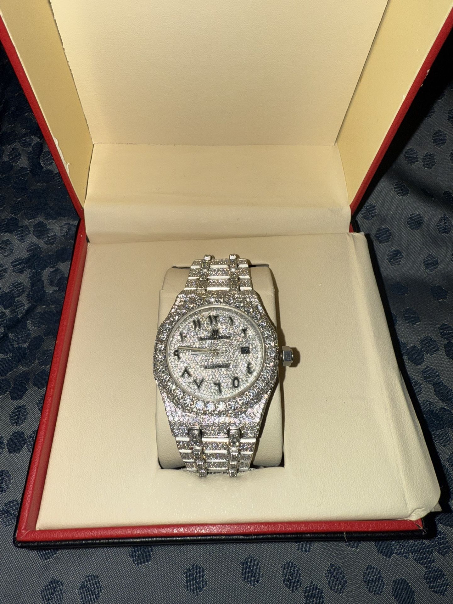 VVS Moissanite Royal Oak- Arabic Dial