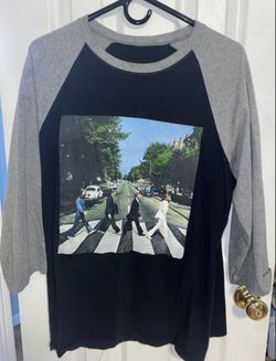 The Beatles Abbey Road Baseball Style Tshirt Size Large Mens