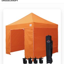 UNIQUECANOPY 10x10 Commercial Pop-up Canopy Tent with walls $124.99