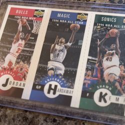 Michael Jordan Triple Card