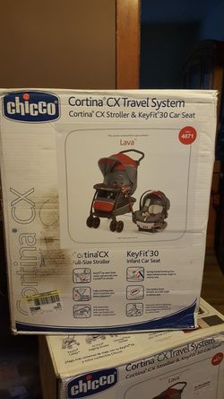 Chicco cortina cx travel system lava top