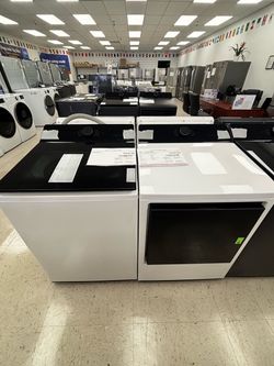 LG Top Load Washer and Dryer Set • 1 Year Warranty Included
