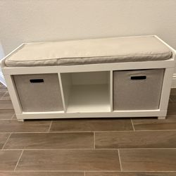 3-Cube Storage Bench