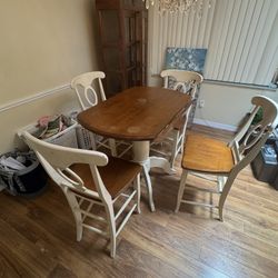 Breakfast Nook Counter Height Table With Chairs 