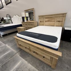 4 PC QUEEN BEDROOM SET 