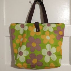 Floral Canvas Tote 