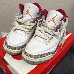 Jordan 3 Retro Cardinal Red 