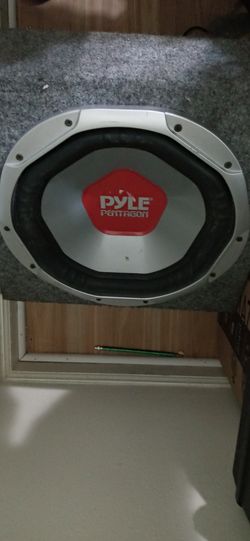 Pyle subwoofer and pioneer amplifier