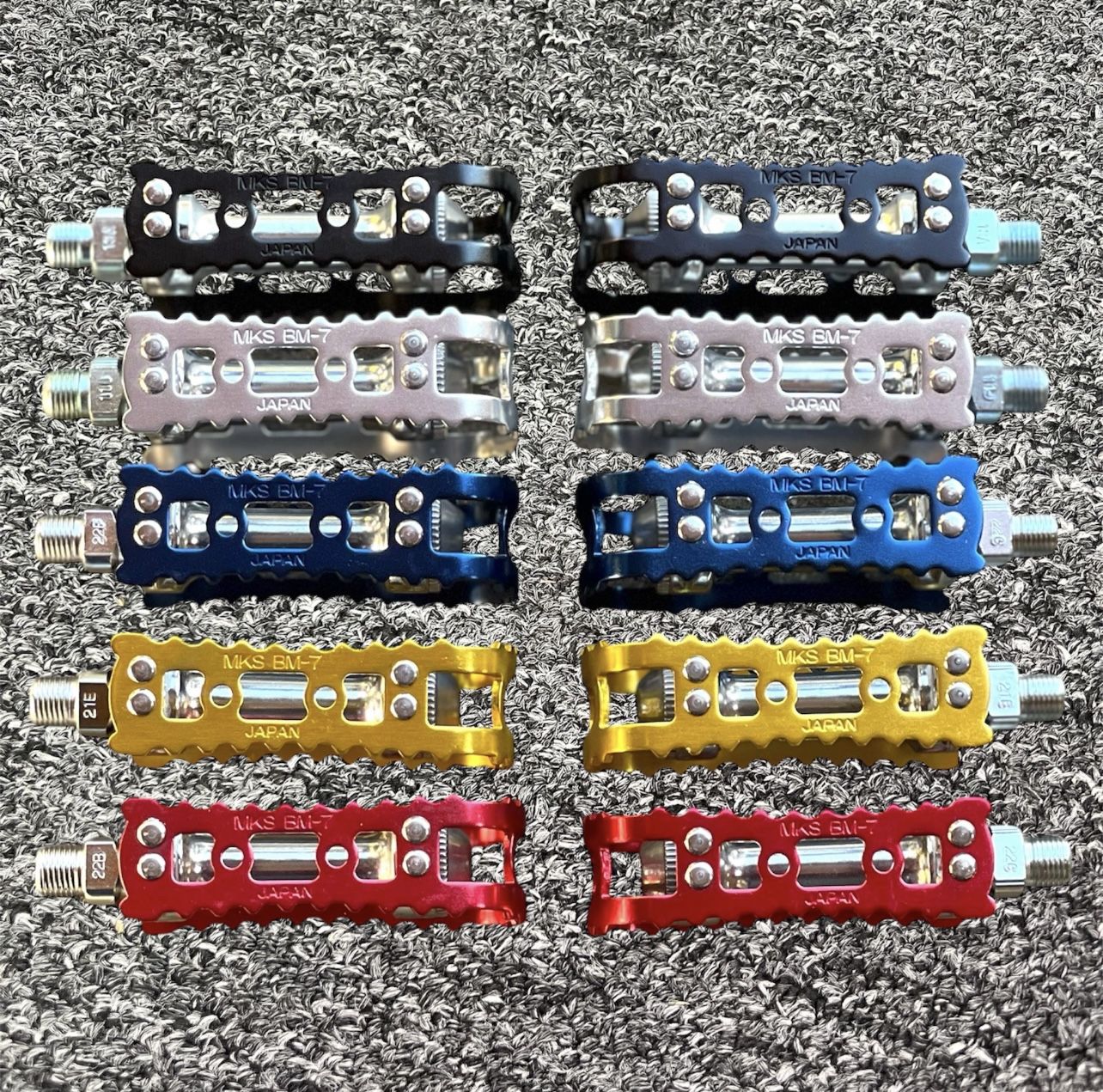 MKS reissued BM-7 BMX pedals - 9/16" 