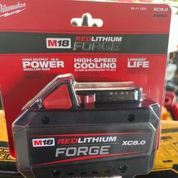 Milwaukee 18v battery 8.0 FORGE new