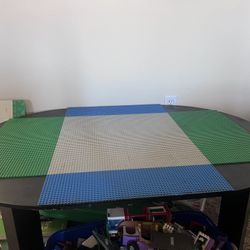 Big Lego Table And Legos