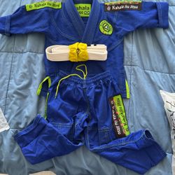 Kahala Jiujitsu Gi For Kids 3-5 Year Old