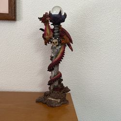 Fantasy Dragon Knife Statue