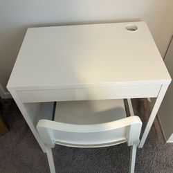 IKEA Micke Desk With Teodores Chair