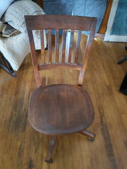 ANTIQUE  Desk CHAIR