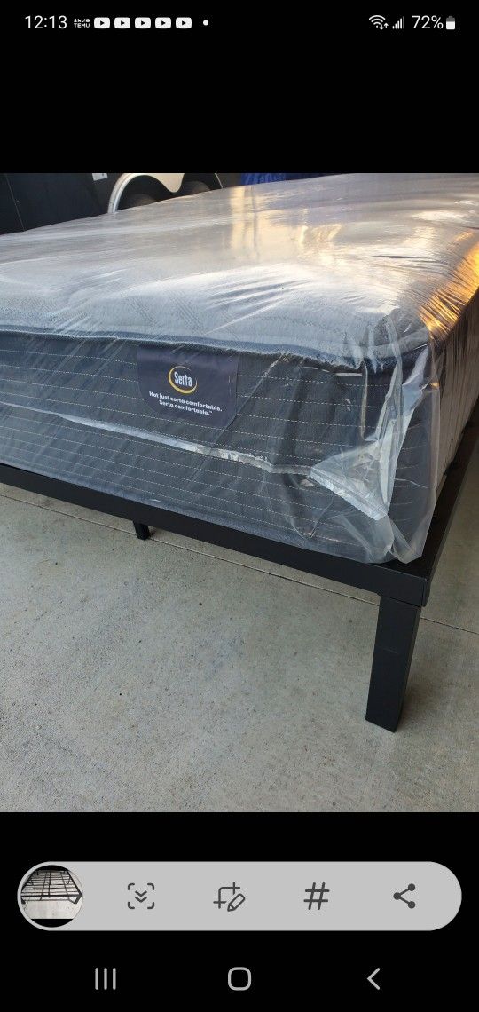 Queen bed can deliver new. Platform