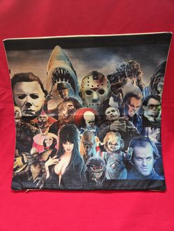17" By 17" Horror Villains Pillow Case