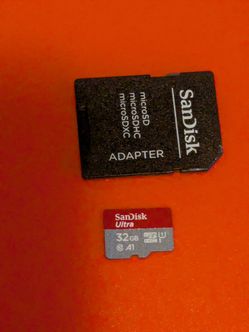 SanDisk Ultra 32GB microSD Card with Adapter
