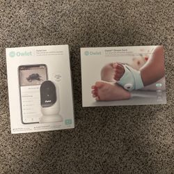 Owlet Cam + Dream Sock w/ Extra Sock Sizes – Excellent Condition