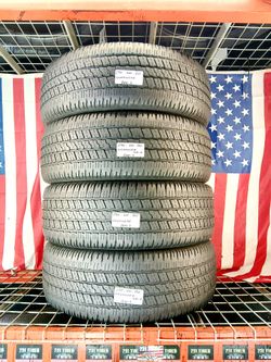 ✅ P275/60R20 GOODYEAR WRANGLER SR-A ALL SEASON TRUCK SUV CITY HIGHWAY 275 60 20 USED TIRES SET 